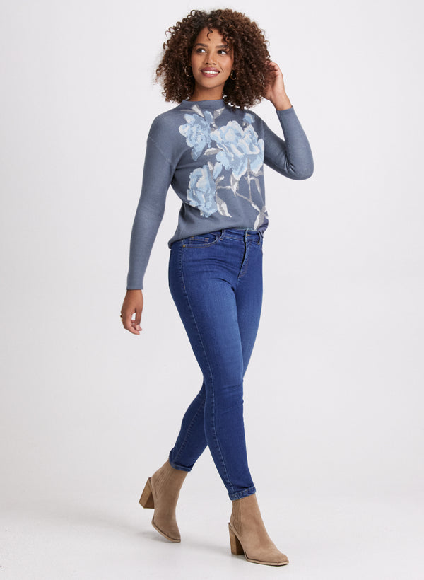 Laura Floral Print Pullover