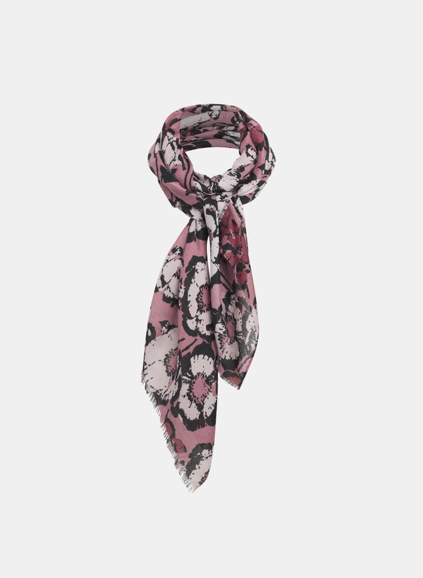 laura Floral Print Scarf