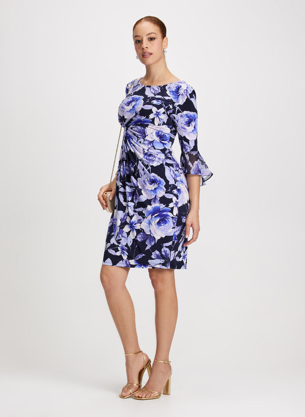 Laura Floral Print Sheath Dress