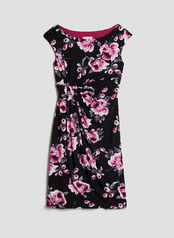 Laura Floral Print Sleeveless Dress