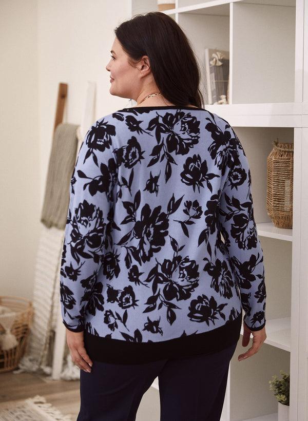 Laura Floral Print Sweater