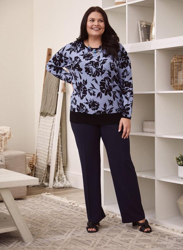 Laura Floral Print Sweater