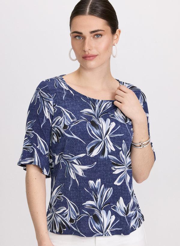 laura Floral Print Top