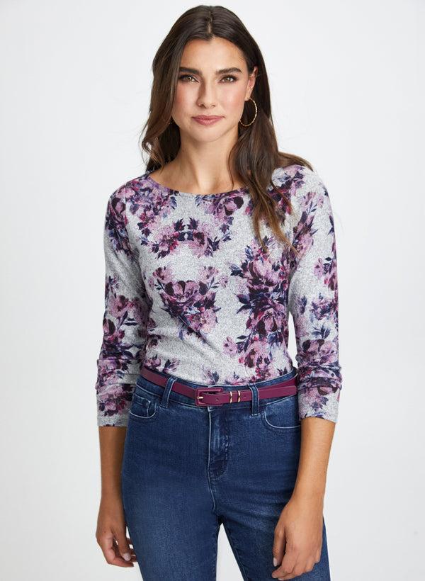 laura Floral Print Top