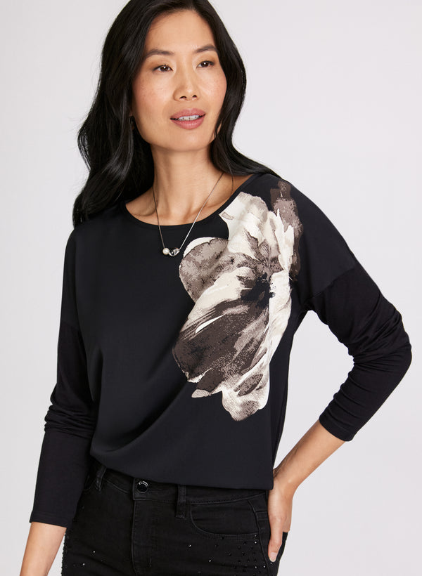 laura Floral Print Top