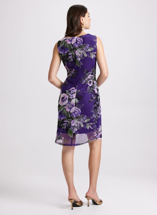 Laura Floral Ruched Waist Dress