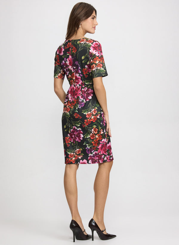 Laura Floral Scuba Dress