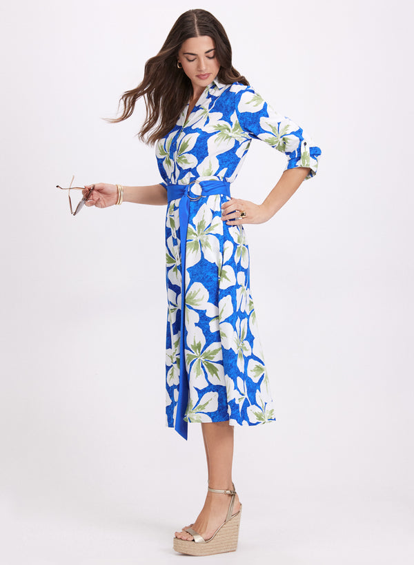 Laura Floral Shirt Dress