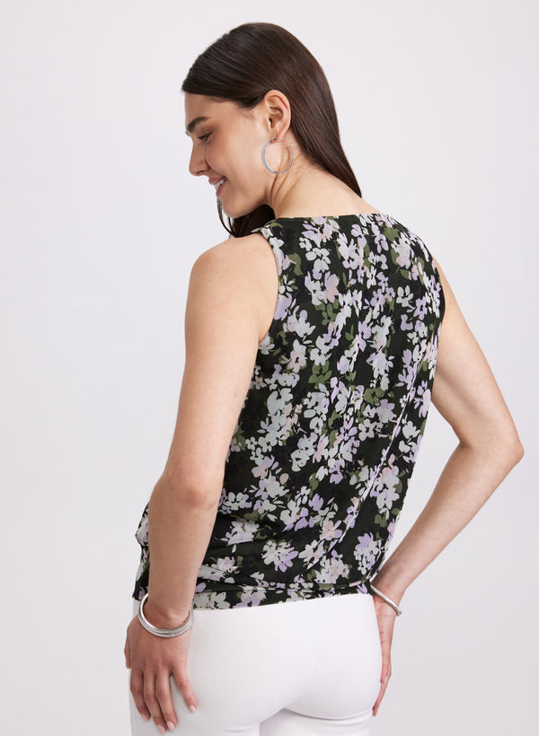 Laura Floral Sleeveless Top