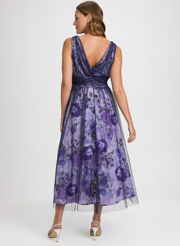 Laura Floral Tulle Dress