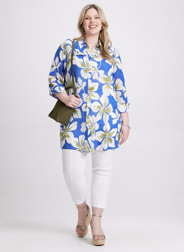 Laura Floral Tunic Blouse