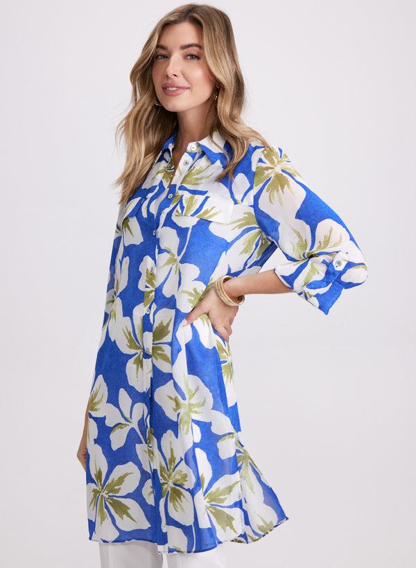 laura Floral Tunic Blouse