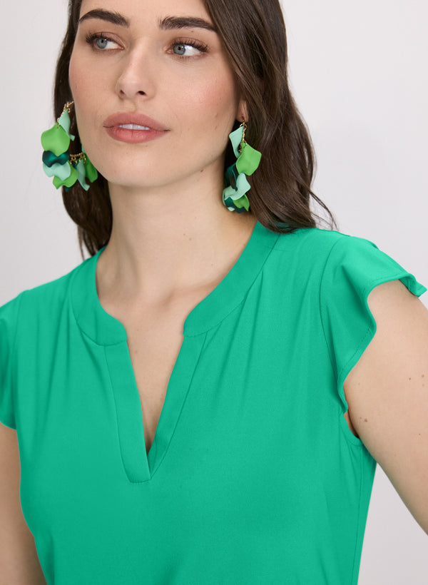 Laura Flutter Sleeve Top