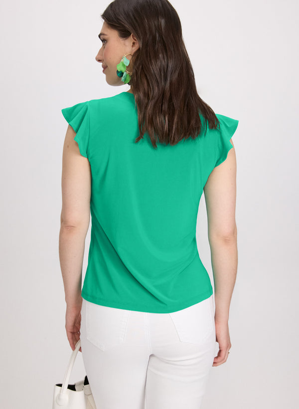 Laura Flutter Sleeve Top