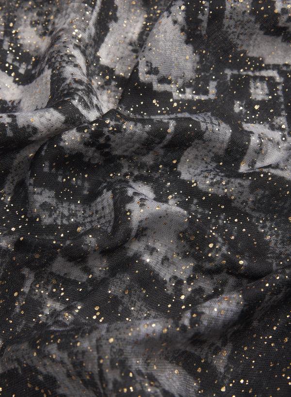 Laura Foil Detail Scarf