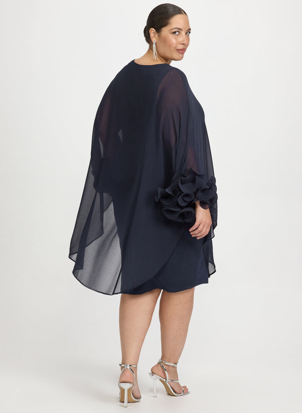 Laura Frill Sleeve Dress