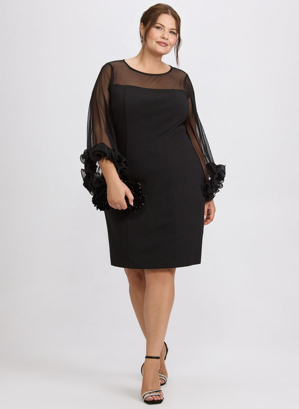 Laura Frill Sleeve Dress