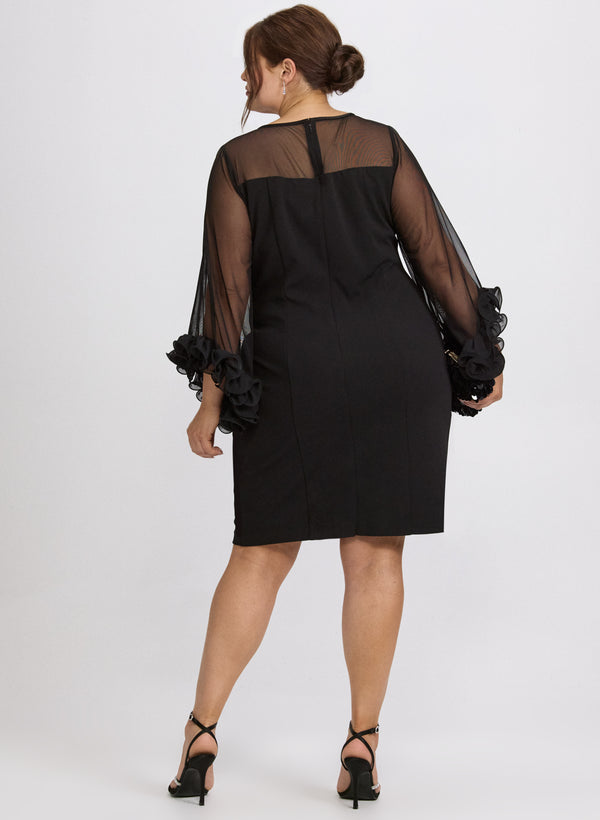 Laura Frill Sleeve Dress