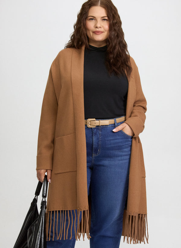 laura Fringe Colour Block Cardigan
