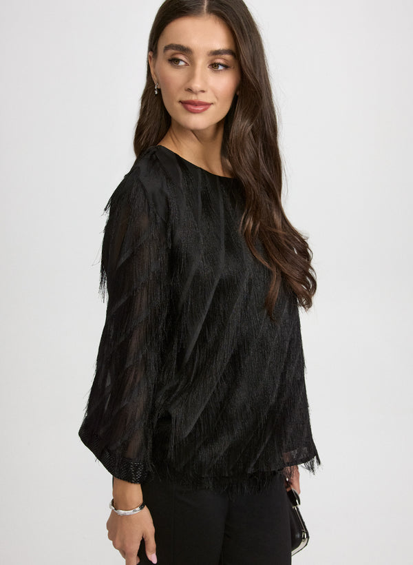 Laura Fringe Embellished Blouse