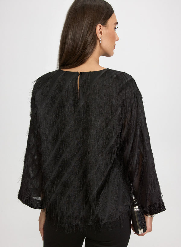 Laura Fringe Embellished Blouse