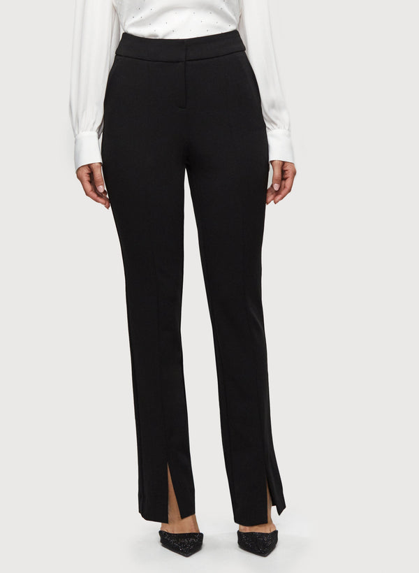 laura Front Slit Slim Leg Pants