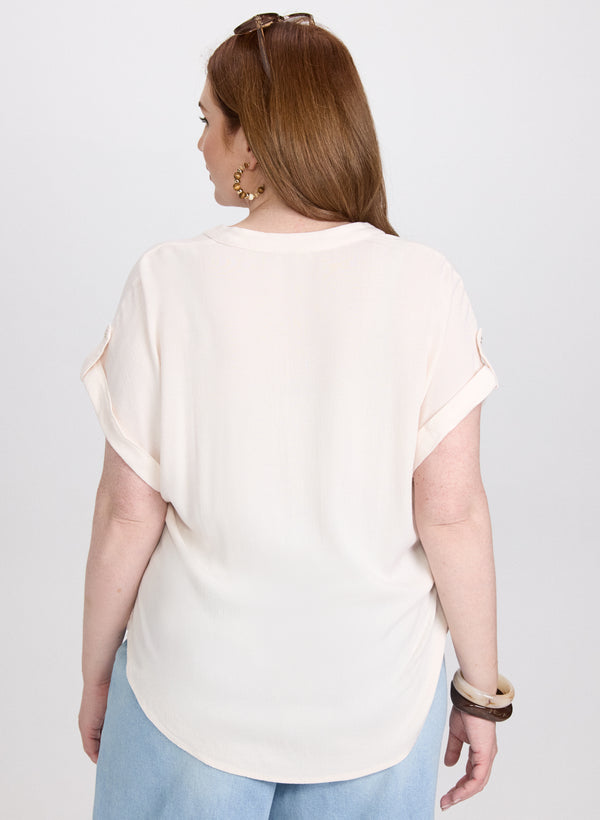 Laura Front Tie Blouse