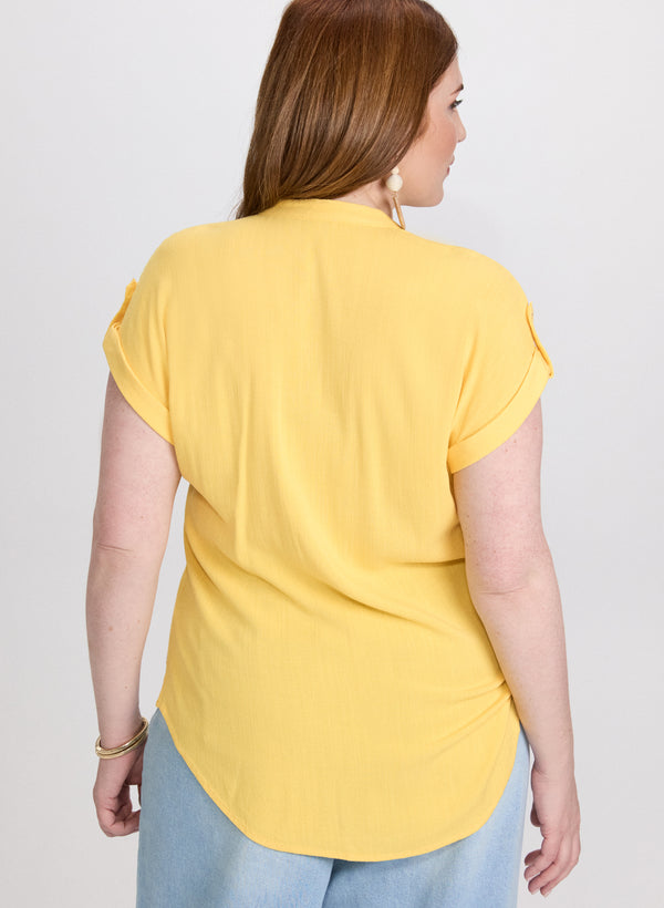 Laura Front Tie Blouse