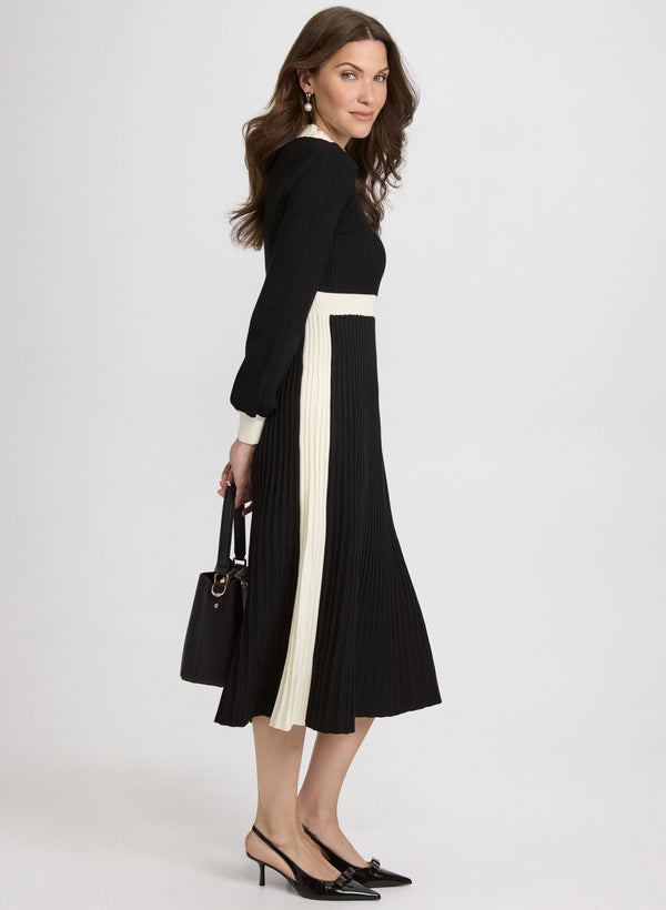 Laura Funnel Neck Sweater Dress