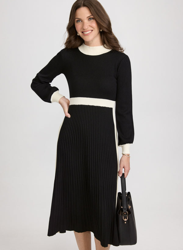 Laura Funnel Neck Sweater Dress
