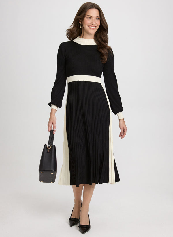 laura Funnel Neck Sweater Dress