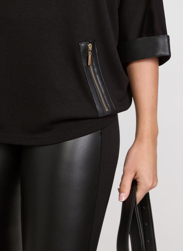 Laura Funnel Neck Top