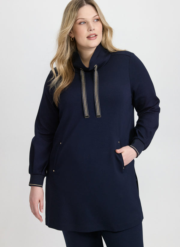 laura Funnel Neck Top