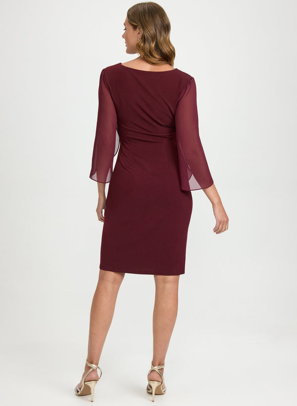 Laura Gathered Jersey Dress