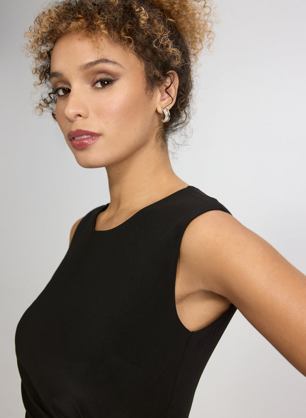 Laura Gathered Jersey Dress