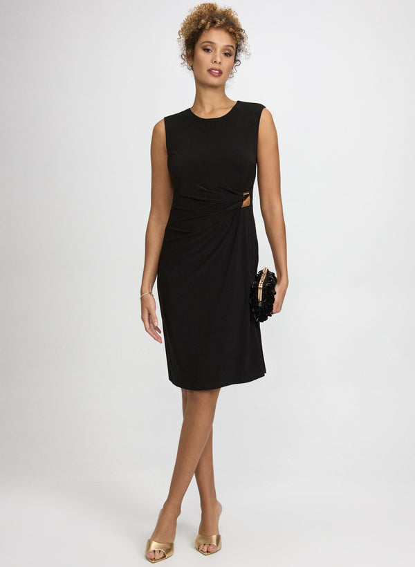 laura Gathered Jersey Dress