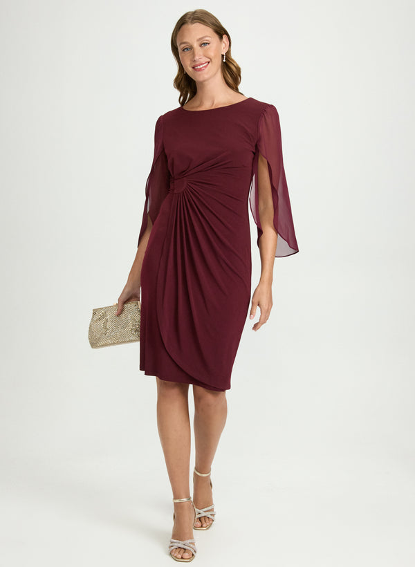 laura Gathered Jersey Dress