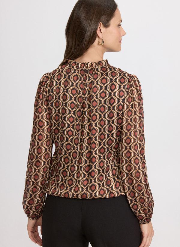 Laura Geometric Blouse