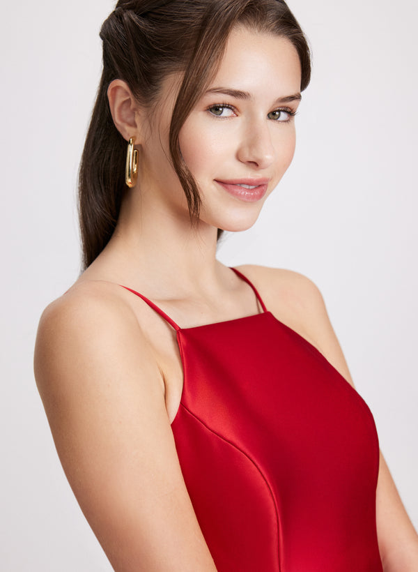 Laura Geometric Collar Dress