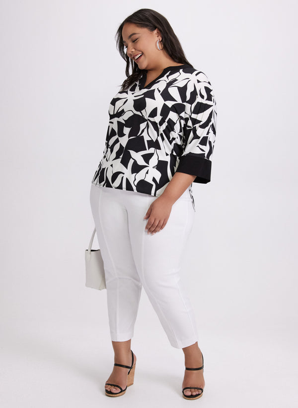 Laura Geometric Colour Block Top