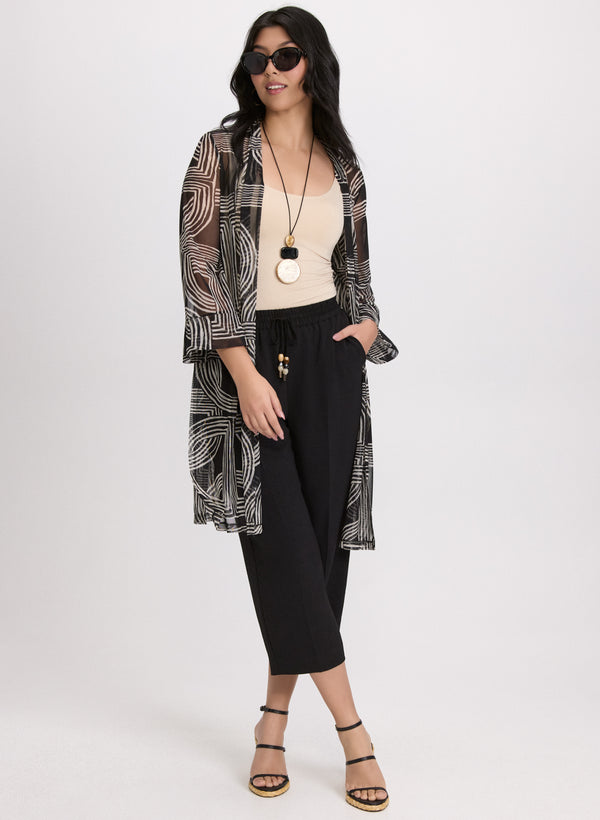 Laura Geometric Mesh Cover-Up