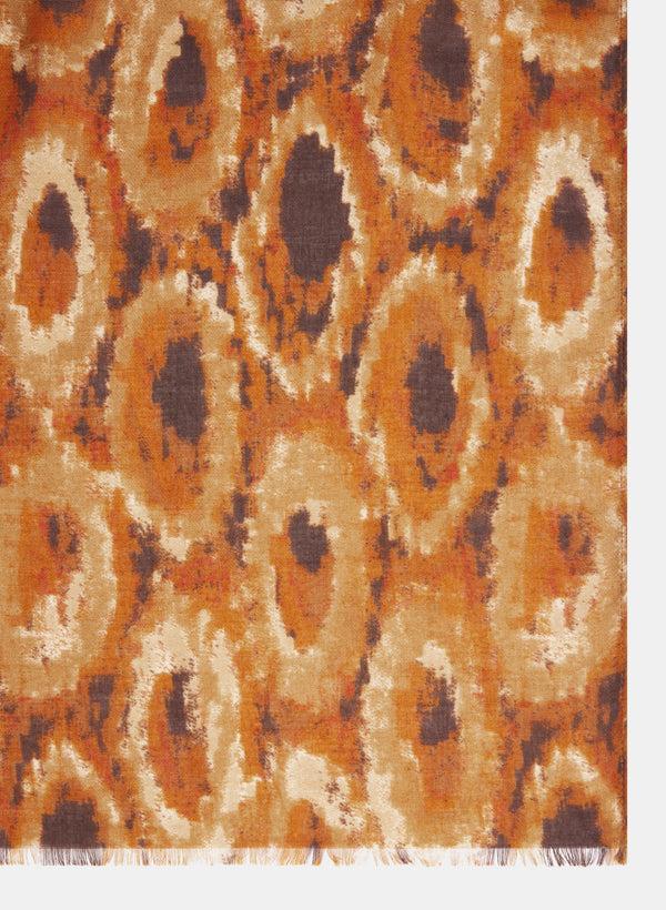 Laura Geometric Oval Print Scarf