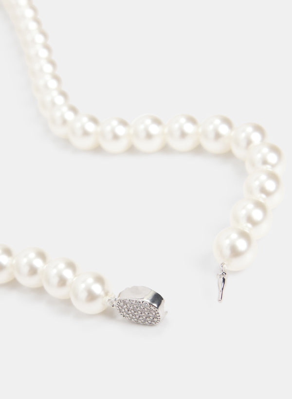 Laura Glass Pearl Necklace