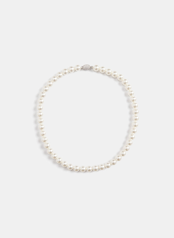 laura Glass Pearl Necklace