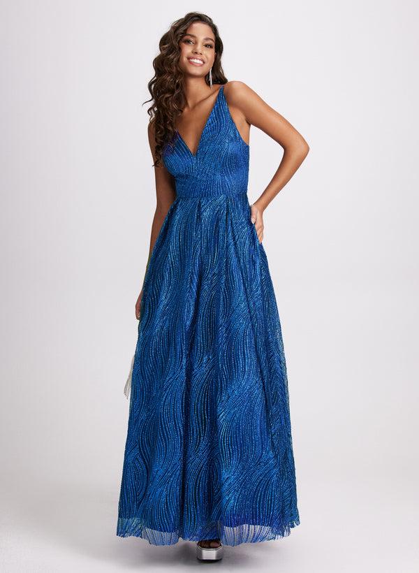 laura Glitter Ballgown Dress