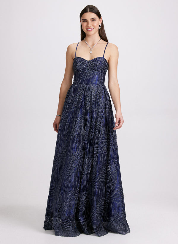 laura Glitter Embellished Dress