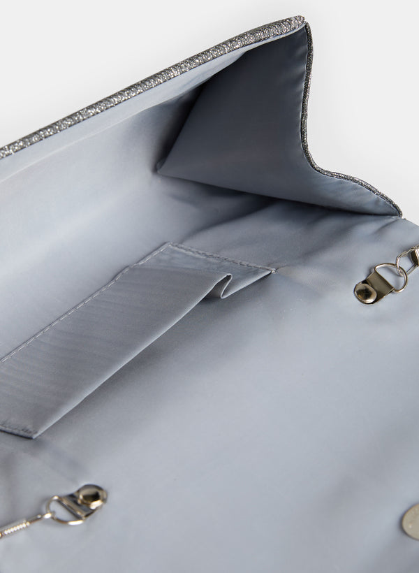 Laura Glitter Envelope Clutch