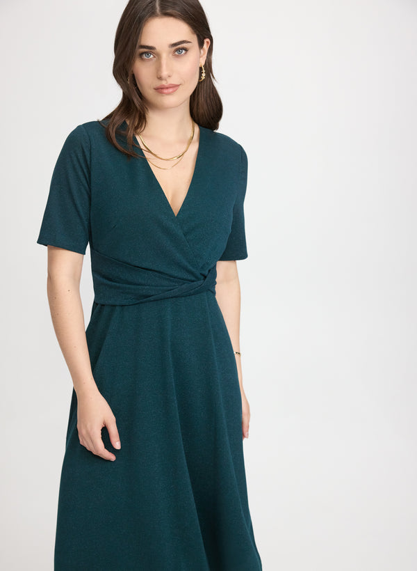 Laura Glitter Knit Dress