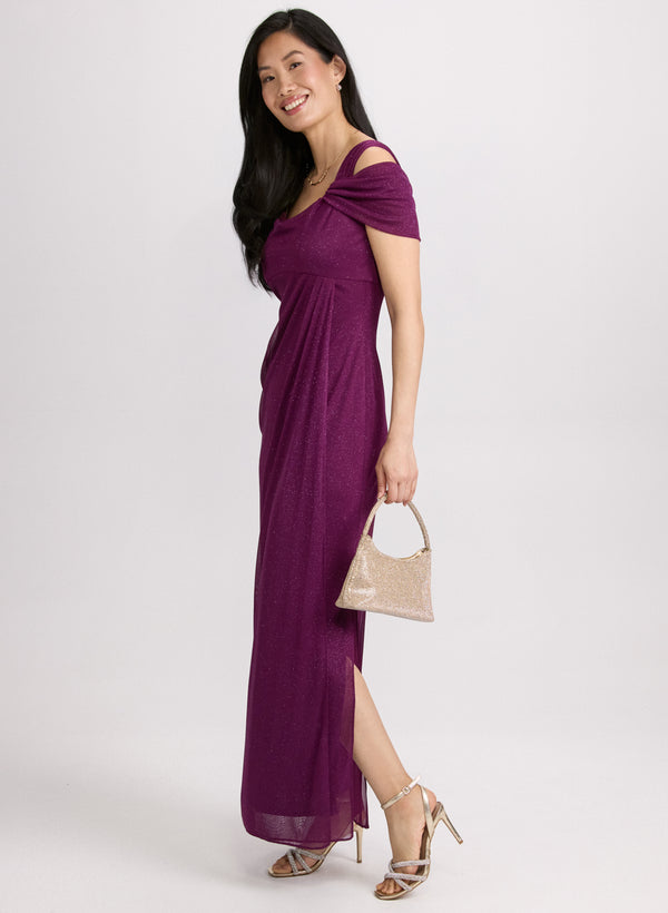 Laura Glitter Mesh Dress