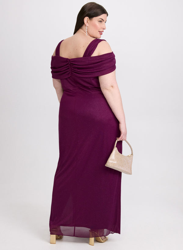 Laura Glitter Mesh Dress